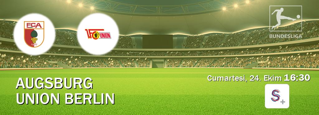 Karşılaşma Augsburg - Union Berlin S Sport +'den canlı yayınlanacak (Cumartesi, 24. Ekim 16:30). Karşılaşma Augsburg - Union Berlin S Sport +'den canlı yayınlanacak (Cumartesi, 24. Ekim 16:30).