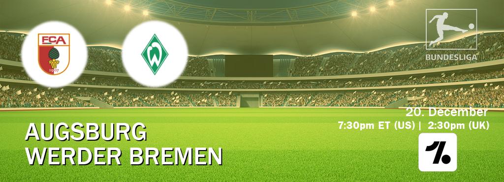 You can watch game live between Augsburg and Werder Bremen on OneFootball. You can watch game live between Augsburg and Werder Bremen on OneFootball.