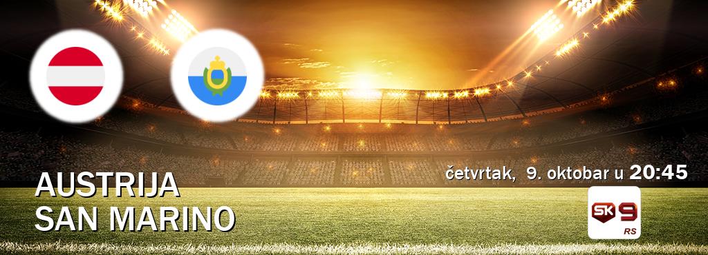 Izravni prijenos utakmice Austrija i San Marino pratite uživo na Sportklub 9 (četvrtak,  9. oktobar u  20:45).