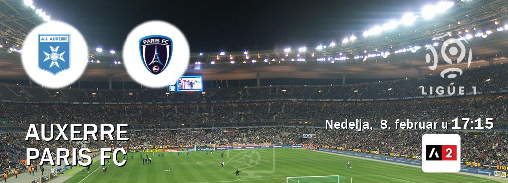 Izravni prijenos utakmice Auxerre i Paris FC pratite uživo na Arena Sport 2 (nedelja,  8. februar u  17:15).