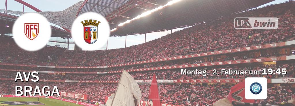Das Spiel zwischen AVS und Braga wird am Montag,  2. Februar um  19:45, live vom Sportdigital FUSSBALL 2 übertragen.