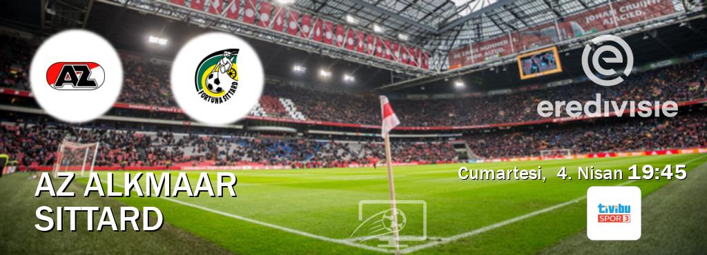 Karşılaşma AZ Alkmaar - Sittard Tivibu Spor 3'den canlı yayınlanacak (Cumartesi,  4. Nisan  19:45).
