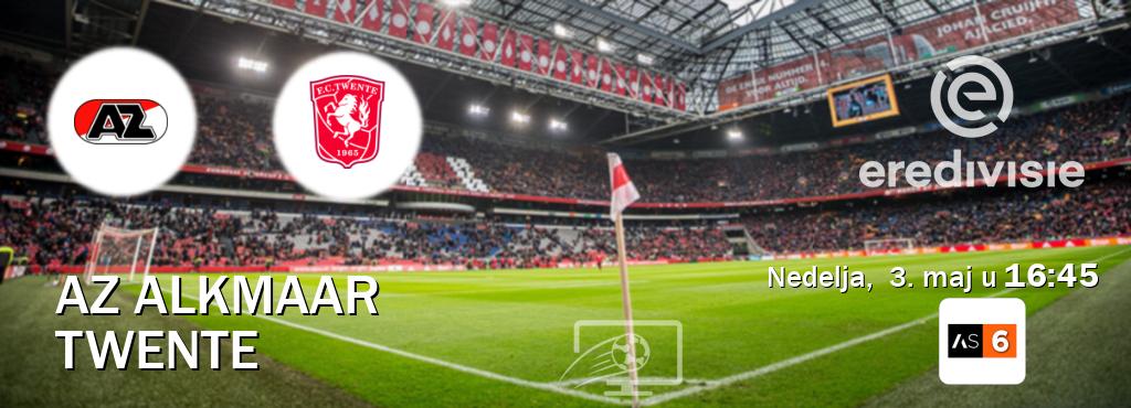 Izravni prijenos utakmice AZ Alkmaar i Twente pratite uživo na Arena Sport 6 (nedelja,  3. maj u  16:45).