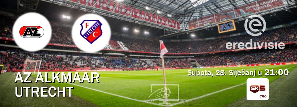 Izravni prijenos utakmice AZ Alkmaar i Utrecht pratite uživo na Sportklub 5 (Subota, 28. Siječanj u  21:00).