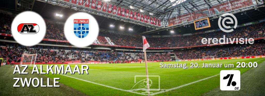 Das Spiel zwischen AZ Alkmaar und Zwolle wird am Samstag, 20. Januar um  20:00, live vom OneFootball Deutschland übertragen.