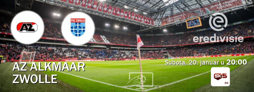 Izravni prijenos utakmice AZ Alkmaar i Zwolle pratite uživo na Sportklub 5 (subota, 20. januar u  20:00).