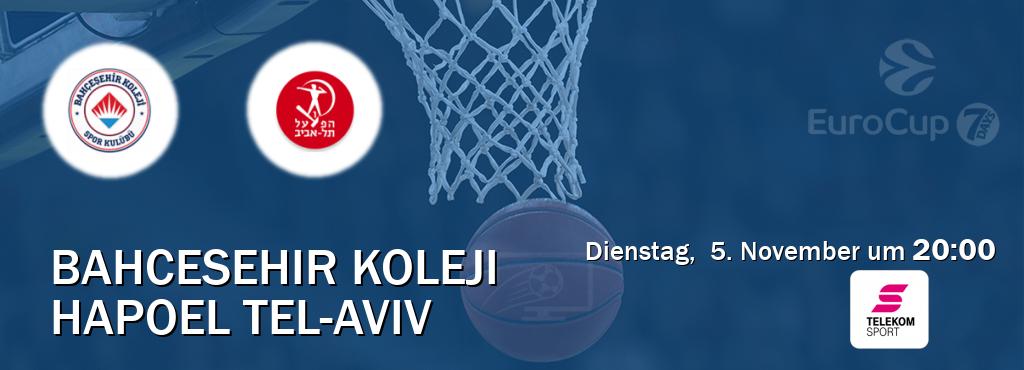 Das Spiel zwischen Bahcesehir Koleji und Hapoel Tel-Aviv wird am Dienstag,  5. November um  20:00, live vom Magenta Sport übertragen.