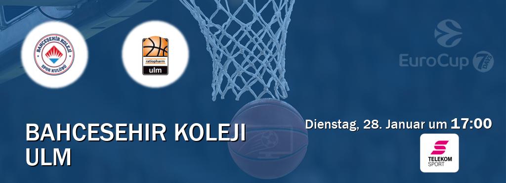 Das Spiel zwischen Bahcesehir Koleji und Ulm wird am Dienstag, 28. Januar um  17:00, live vom Magenta Sport übertragen.