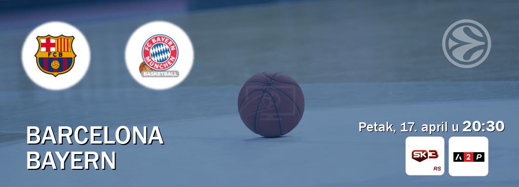 Izravni prijenos utakmice Barcelona i Bayern pratite uživo na Sportklub 3 i Arena Premium 2 (petak, 17. april u  20:30).