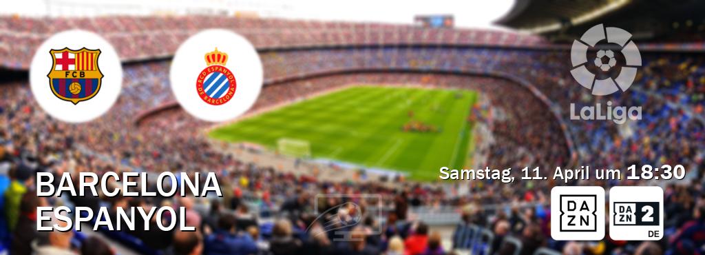 Das Spiel zwischen Barcelona und Espanyol wird am Samstag, 11. April um 18:30, live vom DAZN und DAZN 2 Deutschland übertragen. Das Spiel zwischen Barcelona und Espanyol wird am Samstag, 11. April um 18:30, live vom DAZN und DAZN 2 Deutschland übertragen.