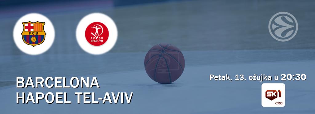 Izravni prijenos utakmice Barcelona i Hapoel Tel-Aviv pratite uživo na Sportklub 1 (petak, 13. ožujka u 20:30). Izravni prijenos utakmice Barcelona i Hapoel Tel-Aviv pratite uživo na Sportklub 1 (petak, 13. ožujka u 20:30).