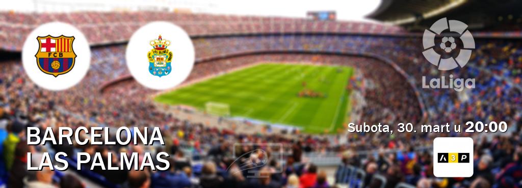 Izravni prijenos utakmice Barcelona i Las Palmas pratite uživo na Arena Premium 3 (subota, 30. mart u  20:00).
