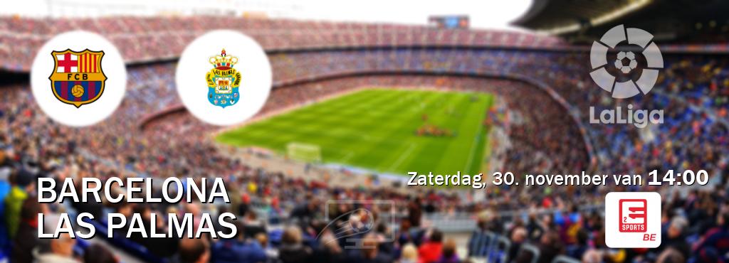 Wedstrijd tussen Barcelona en Las Palmas live op tv bij Eleven Sports 2 (zaterdag, 30. november van  14:00).