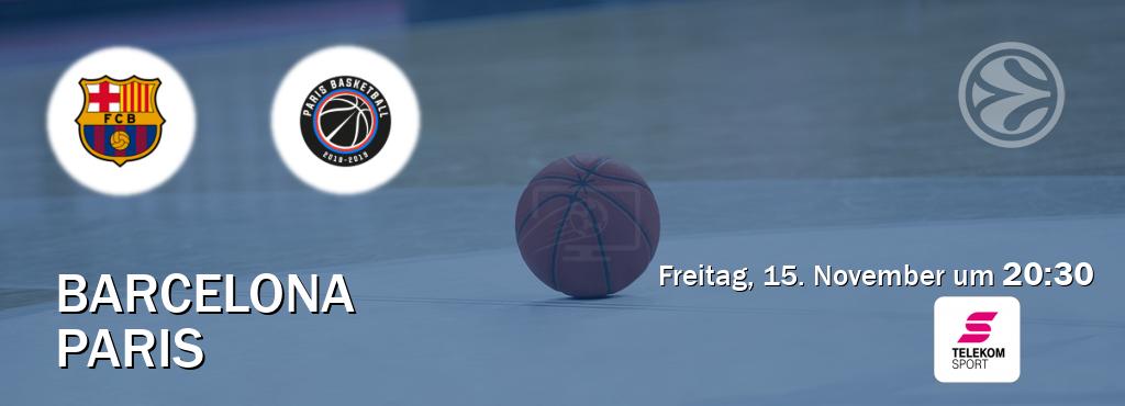 Das Spiel zwischen Barcelona und Paris wird am Freitag, 15. November um  20:30, live vom Magenta Sport übertragen.