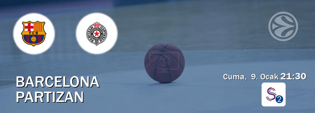Karşılaşma Barcelona - Partizan S Sport 2'den canlı yayınlanacak (Cuma, 9. Ocak 21:30). Karşılaşma Barcelona - Partizan S Sport 2'den canlı yayınlanacak (Cuma, 9. Ocak 21:30).