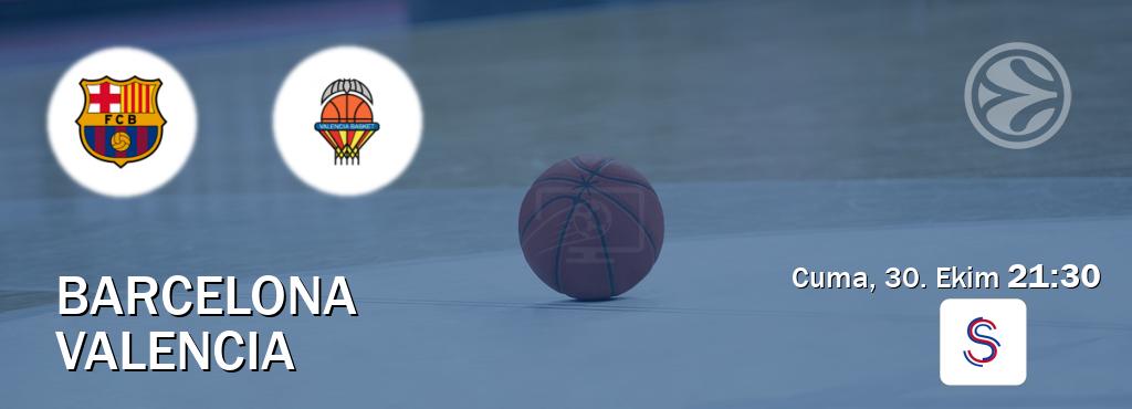 Karşılaşma Barcelona - Valencia S Sport'den canlı yayınlanacak (Cuma, 30. Ekim 21:30). Karşılaşma Barcelona - Valencia S Sport'den canlı yayınlanacak (Cuma, 30. Ekim 21:30).