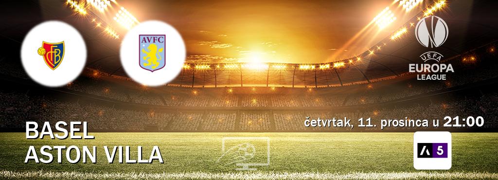 Izravni prijenos utakmice Basel i Aston Villa pratite uživo na Arena Sport 5 (četvrtak, 11. prosinca u 21:00). Izravni prijenos utakmice Basel i Aston Villa pratite uživo na Arena Sport 5 (četvrtak, 11. prosinca u 21:00).