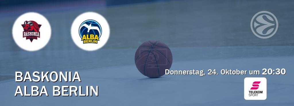 Das Spiel zwischen Baskonia und Alba Berlin wird am Donnerstag, 24. Oktober um  20:30, live vom Magenta Sport übertragen.