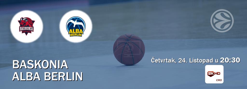 Izravni prijenos utakmice Baskonia i Alba Berlin pratite uživo na Sportklub HD (Četvrtak, 24. Listopad u  20:30).