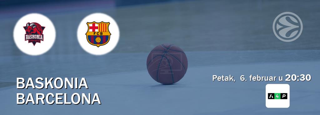 Izravni prijenos utakmice Baskonia i Barcelona pratite uživo na Arena Premium 4 (petak,  6. februar u  20:30).