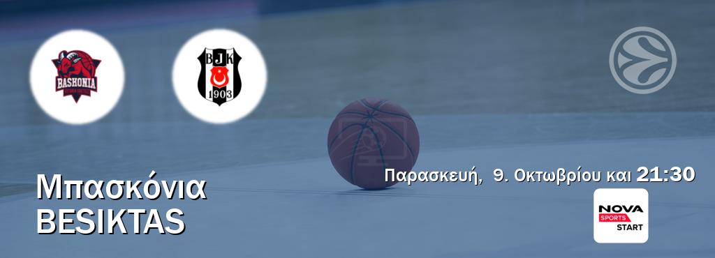 Παρακολουθήστ ζωντανά Μπασκόνια - Besiktas από το Nova Sports Start (21:30).
