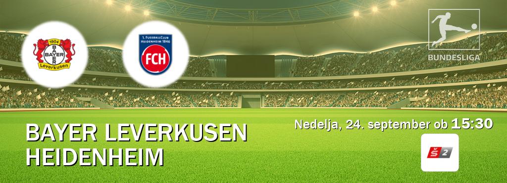 Dvoboj Bayer Leverkusen in Heidenheim s prenosom tekme v živo na Sport TV 2.