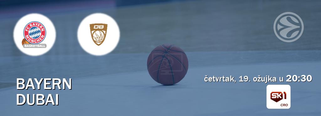Izravni prijenos utakmice Bayern i Dubai pratite uživo na Sportklub 1 (četvrtak, 19. ožujka u  20:30).