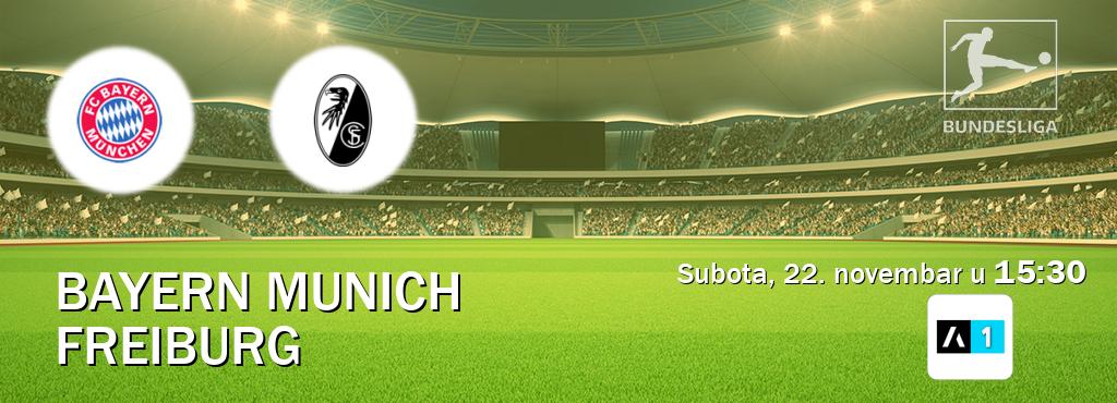 Izravni prijenos utakmice Bayern Munich i Freiburg pratite uživo na Arena Sport 1 (subota, 22. novembar u  15:30).
