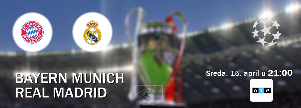 Izravni prijenos utakmice Bayern Munich i Real Madrid pratite uživo na Arena Premium 1 (sreda, 15. april u  21:00).