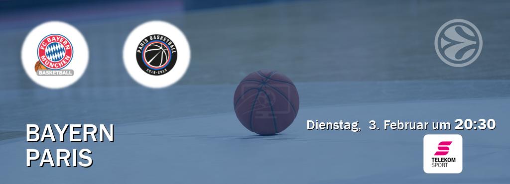 Das Spiel zwischen Bayern und Paris wird am Dienstag,  3. Februar um  20:30, live vom Magenta Sport übertragen.