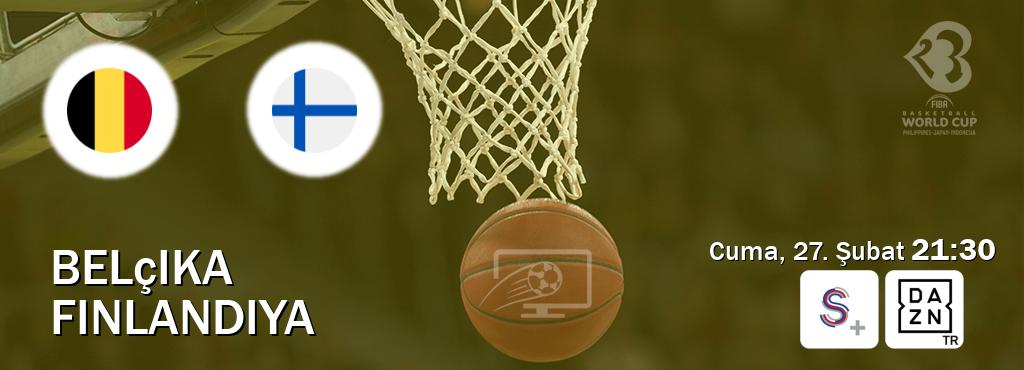 Karşılaşma Belçika - Finlandiya S Sport + ve DAZN'den canlı yayınlanacak (Cuma, 27. Şubat  21:30).