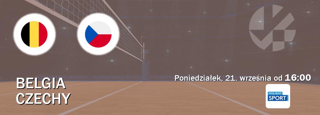 Gra między Belgia i Czechy transmisja na żywo w Polsat Sport (poniedziałek, 21. września od  16:00).