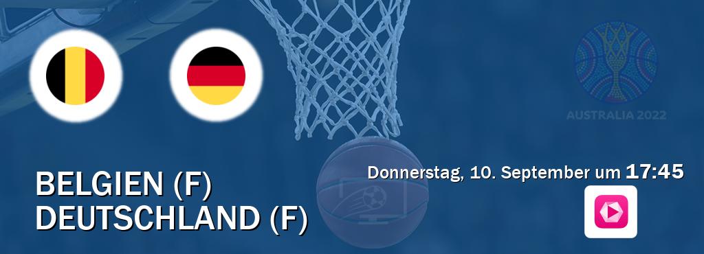 Das Spiel zwischen Belgien (F) und Deutschland (F) wird am Donnerstag, 10. September um  17:45, live vom MagentaTV übertragen.