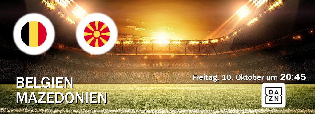 Das Spiel zwischen Belgien und Mazedonien wird am Freitag, 10. Oktober um 20:45, live vom DAZN übertragen. Das Spiel zwischen Belgien und Mazedonien wird am Freitag, 10. Oktober um 20:45, live vom DAZN übertragen.