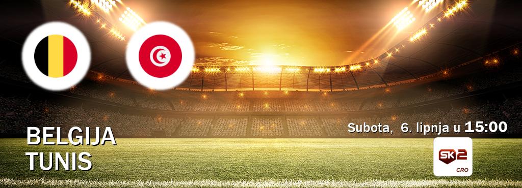 Izravni prijenos utakmice Belgija i Tunis pratite uživo na Sportklub 2 (subota,  6. lipnja u  15:00).