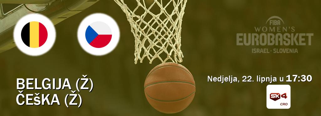 Izravni prijenos utakmice Belgija (Ž) i Češka (Ž) pratite uživo na Sportklub 4 (nedjelja, 22. lipnja u  17:30).