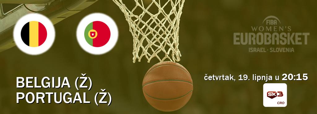 Izravni prijenos utakmice Belgija (Ž) i Portugal (Ž) pratite uživo na Sportklub 3 (četvrtak, 19. lipnja u  20:15).