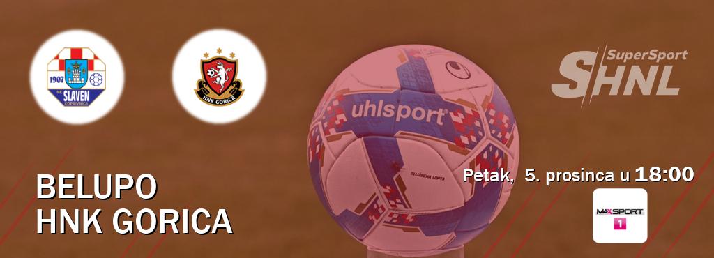 Izravni prijenos utakmice Belupo i HNK Gorica pratite uživo na MAXSport1 (petak,  5. prosinca u  18:00).
