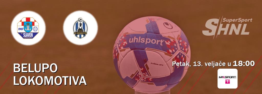Izravni prijenos utakmice Belupo i Lokomotiva pratite uživo na MAXSport1 (petak, 13. veljače u 18:00). Izravni prijenos utakmice Belupo i Lokomotiva pratite uživo na MAXSport1 (petak, 13. veljače u 18:00).