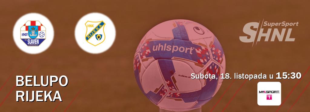 Izravni prijenos utakmice Belupo i Rijeka pratite uživo na MAXSport1 (subota, 18. listopada u  15:30).