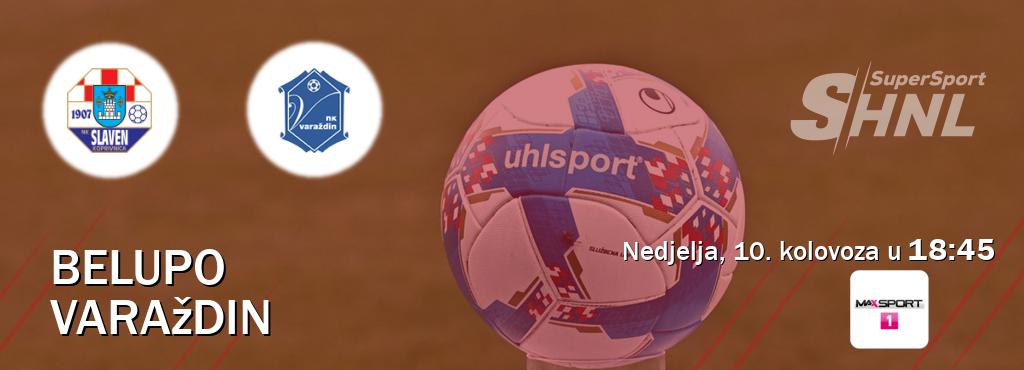 Izravni prijenos utakmice Belupo i Varaždin pratite uživo na MAXSport1 (nedjelja, 10. kolovoza u  18:45).