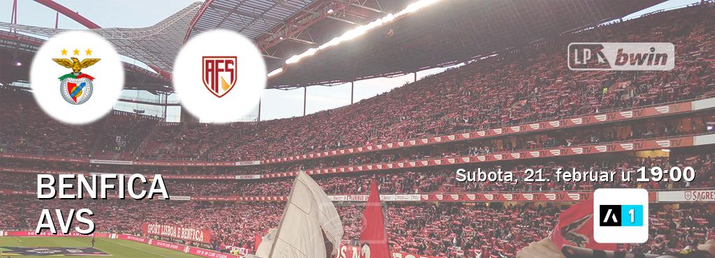 Izravni prijenos utakmice Benfica i AVS pratite uživo na Arena Sport 1 (subota, 21. februar u 19:00). Izravni prijenos utakmice Benfica i AVS pratite uživo na Arena Sport 1 (subota, 21. februar u 19:00).