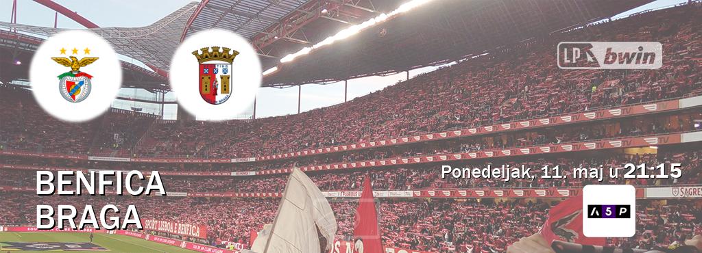 Izravni prijenos utakmice Benfica i Braga pratite uživo na Arena Premium 5 (ponedeljak, 11. maj u  21:15).