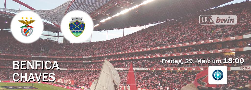 Das Spiel zwischen Benfica und Chaves wird am Freitag, 29. März um  18:00, live vom Sportdigital FUSSBALL übertragen.