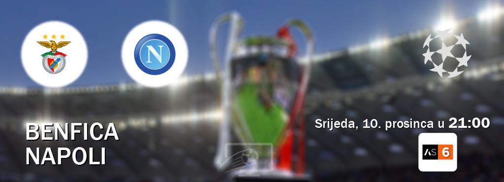 Izravni prijenos utakmice Benfica i Napoli pratite uživo na Arena Sport 6 (srijeda, 10. prosinca u  21:00).