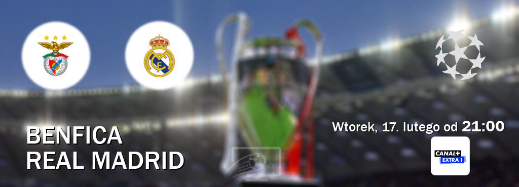 Gra między Benfica i Real Madrid transmisja na żywo w Canal+ Extra 1 (wtorek, 17. lutego od  21:00).