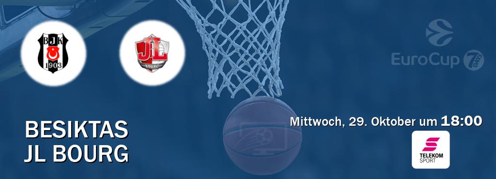 Das Spiel zwischen Besiktas und JL Bourg wird am Mittwoch, 29. Oktober um 18:00, live vom Magenta Sport übertragen. Das Spiel zwischen Besiktas und JL Bourg wird am Mittwoch, 29. Oktober um 18:00, live vom Magenta Sport übertragen.