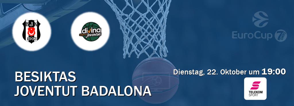 Das Spiel zwischen Besiktas und Joventut Badalona wird am Dienstag, 22. Oktober um  19:00, live vom Magenta Sport übertragen.