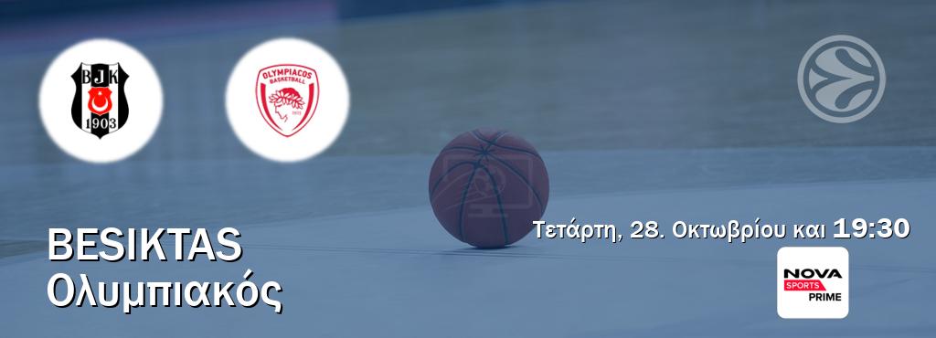 Παρακολουθήστ ζωντανά Besiktas - Ολυμπιακός από το Nova Sports Prime (19:30). Παρακολουθήστ ζωντανά Besiktas - Ολυμπιακός από το Nova Sports Prime (19:30).