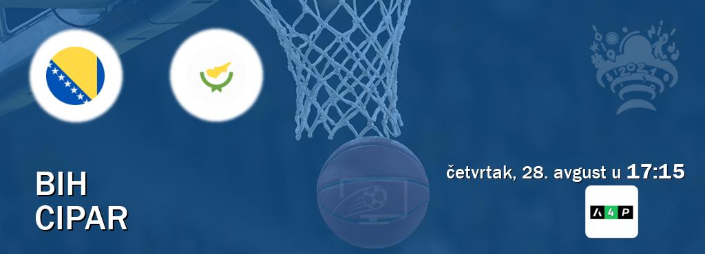 Izravni prijenos utakmice BiH i Cipar pratite uživo na Arena Premium 4 (četvrtak, 28. avgust u 17:15). Izravni prijenos utakmice BiH i Cipar pratite uživo na Arena Premium 4 (četvrtak, 28. avgust u 17:15).